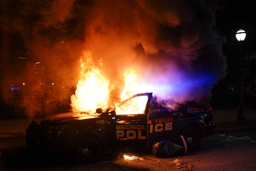 Atlanta Protest Held In Response To Police Custody Death Of Minneapolis Man George Floyd