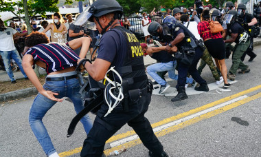 Atlanta Protest Held In Response To Police Custody Death Of Minneapolis Man George Floyd