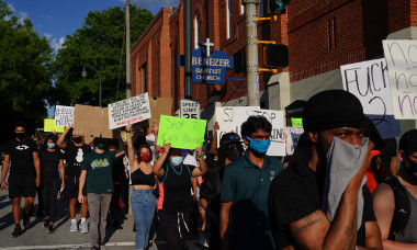 Atlanta Protest Held In Response To Police Custody Death Of Minneapolis Man George Floyd