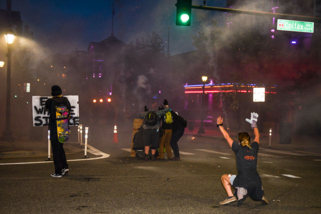 Protests Continue At Capitol In Denver In Aftermath To Death Of George Floyd