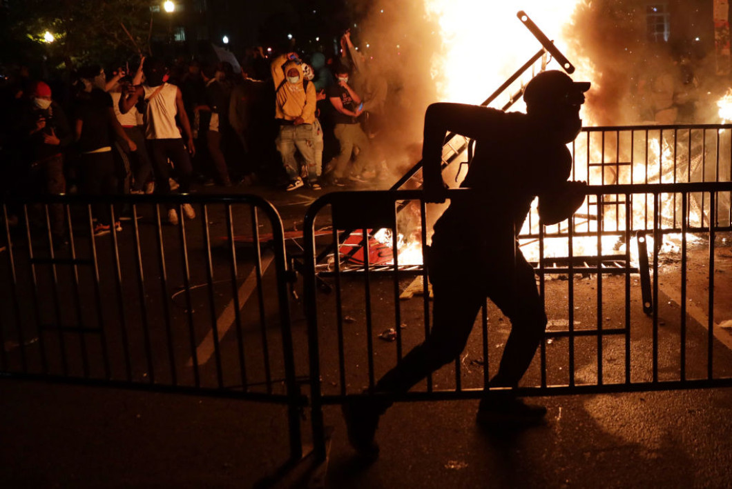 Protesters Demonstrate In D.C. Against Death Of George Floyd By Police Officer In Minneapolis