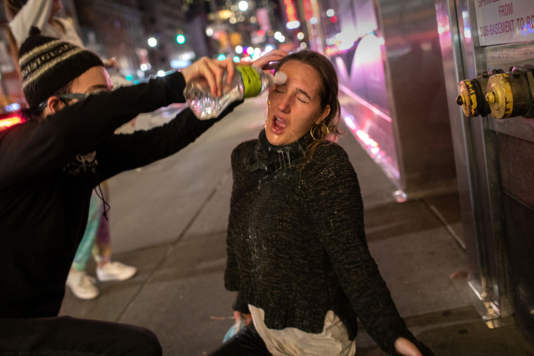 Protests Against Police Brutality Over Death Of George Floyd Continue In NYC