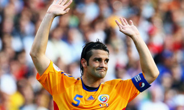 Cristi Chivu, în tricoul echipei naționale, la EURO 2008 / Foto: Getty Images