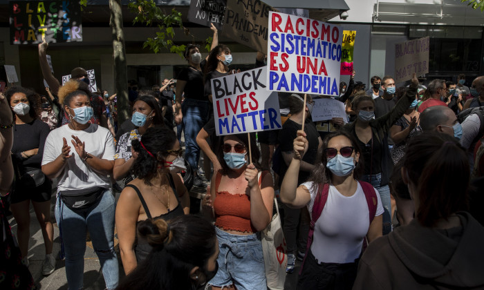 Black Lives Matter Movement Inspires Demonstrations In Spain