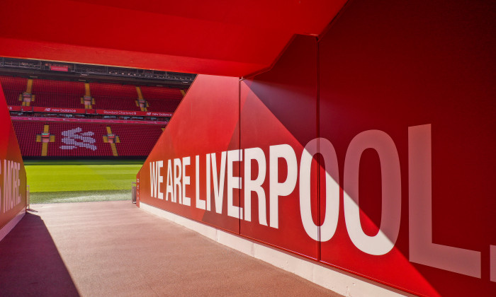 Aerial Views Of Anfield As Football Remains Suspended Due To Coronavirus