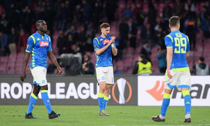 Kalidou Koulibaly, Fabian Ruiz și Arkadiuz Milik, fotbaliștii lui Napoli / Foto: Getty Images