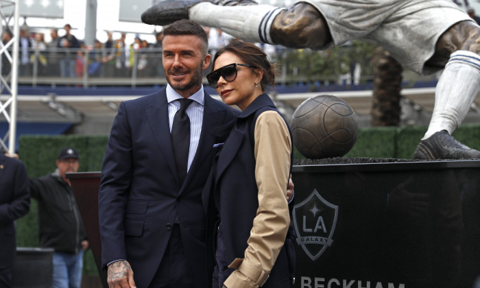 Los Angeles Galaxy Unveil David Beckham Statue