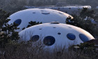 "UFO" Buildings Show In Rizhao