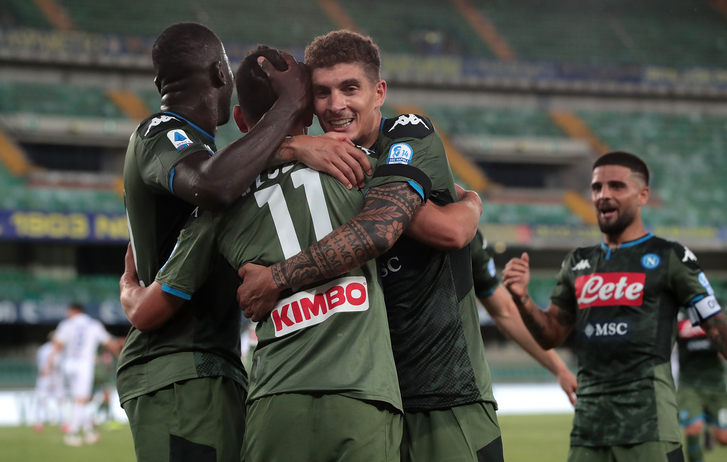 Verona - Napoli 0-2. Echipa lui Gennaro Gattuso continuă parcursul bun! Walter Zenga, prima victorie la Cagliari