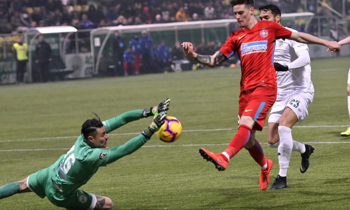 Alessandro Caparco, într-un meci Concordia Chiajna - FCSB / Foto: Sport Pictures