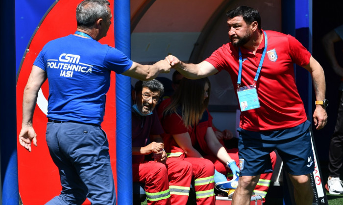 FOTBAL:CHINDIA TARGOVISTE-CSM POLITEHNICA IASI, PLAY-OUT LIGA 1 CASA PARIURILOR (27.06.2020)