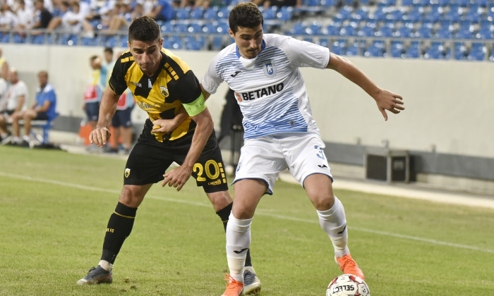 FOTBAL:CS U CRAIOVA-AEK ATENA, PRELIMINARII, EUROPA LEAGUE (8.08.2019)