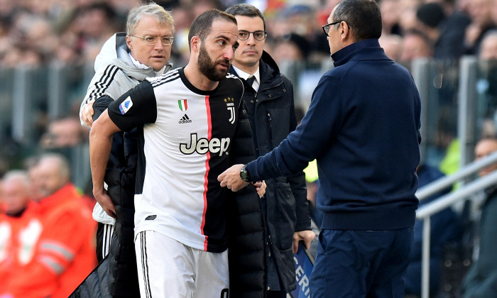 Maurizio Sarri, alături de Gonzalo Higuain / Foto: Getty Images