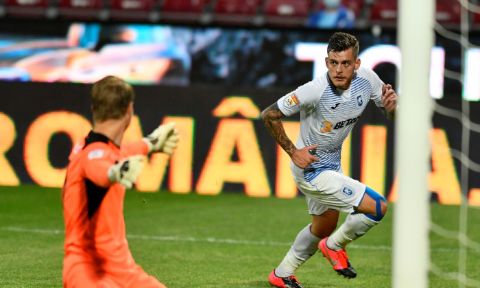 Alex Cicâldău, după golul marcat în CFR Cluj - Craiova 2-3 / Foto: Sport Pictures