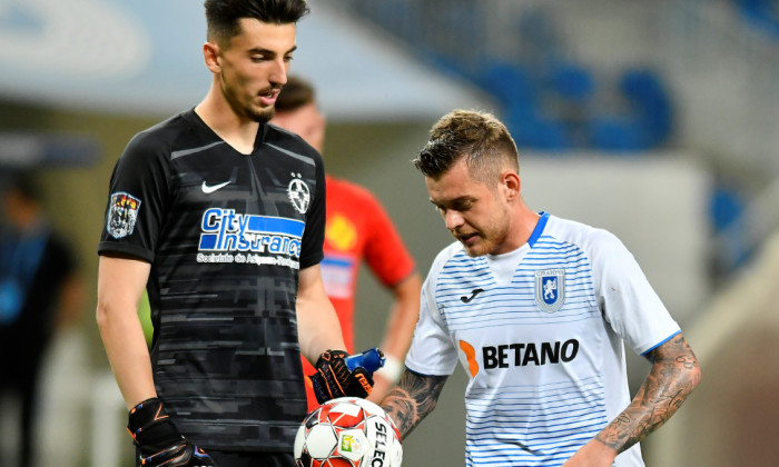 Andrei Vlad, alături de Alexandru Cicâldău, în meciul Craiova - FCSB 2-1 / Foto: Sport Pictures