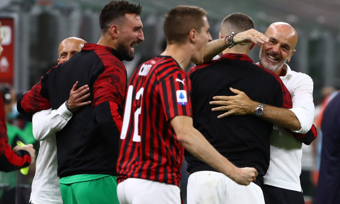 Stefanio Pioli, după victoria obținută de AC Milan cu Juventus / Foto: Getty Images