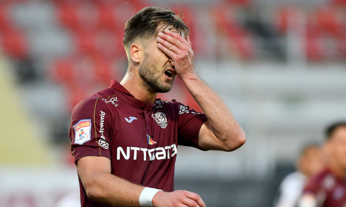 Damjan Djokovic, mijlocașul de la CFR Cluj, în meciul cu Astra / Foto: Sport Pictures