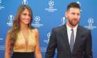 Monaco, Monaco. 29th Aug, 2019. Monaco, Monte Carlo - August 29, 2019: UEFA Champions League Group Stage Draw and Player of the Year Awards, Season Kick Off 2019-2020 with Lionel Messi of FC Barcelona and wife Antonella Roccuzzo Credit: Mandoga Media/Alam