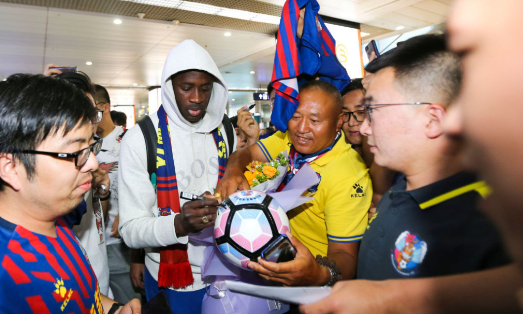 Yaya Toure Arrives In Qingdao