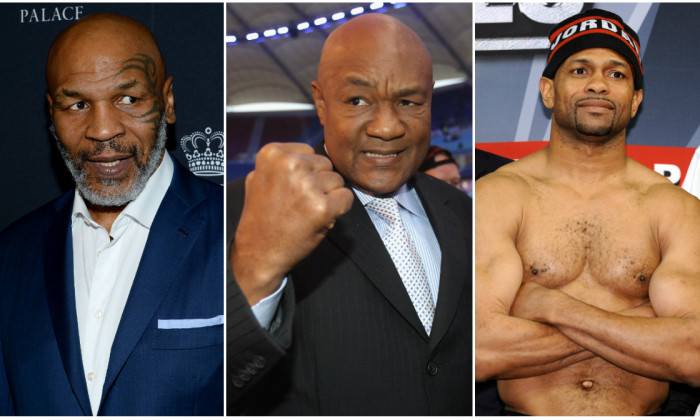 colaj mike tyson george foreman roy jone sjunior