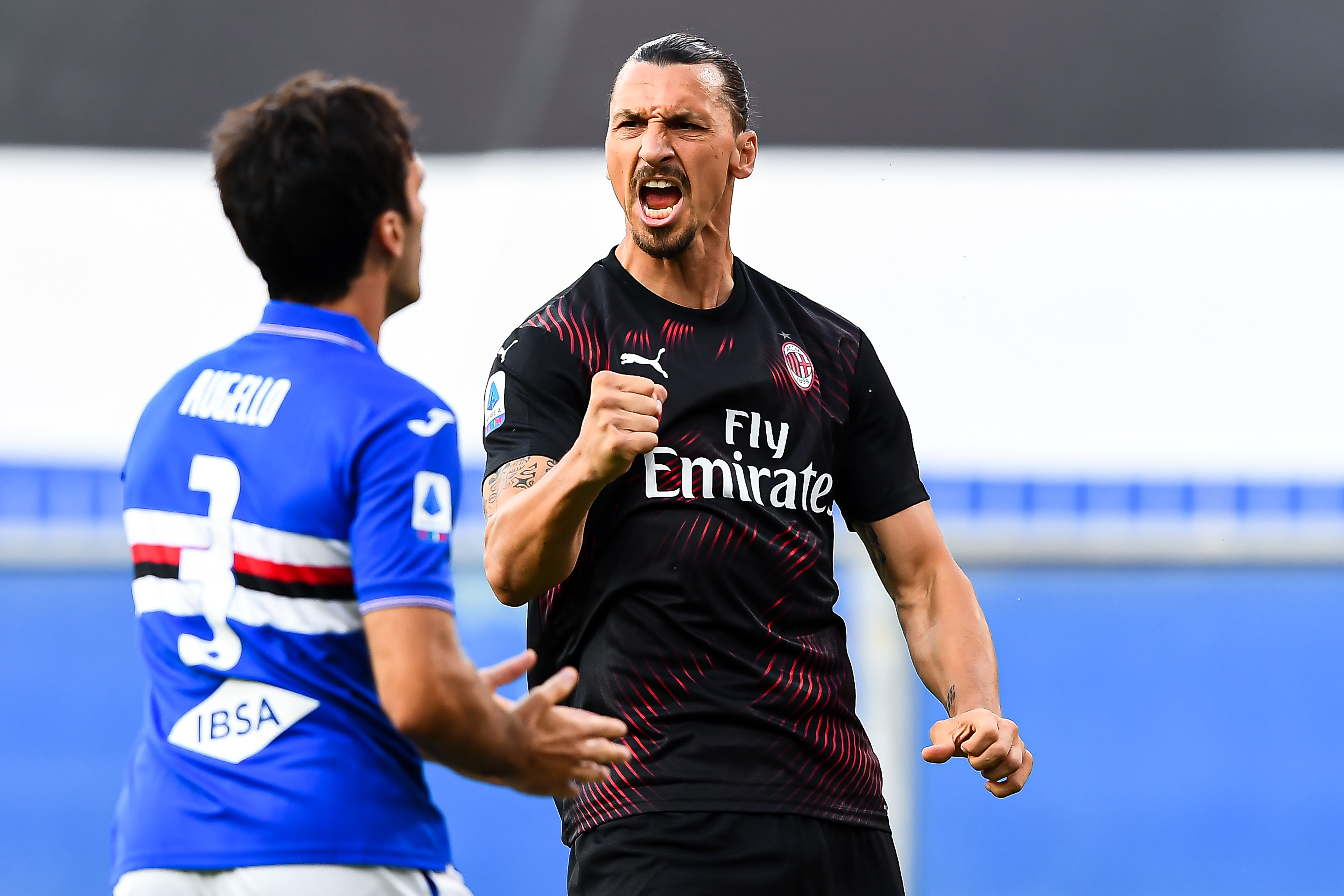 Unicul Zlatan! Premiera istorică reușită de Ibrahimovic după victoria lui AC Milan cu Sampdoria