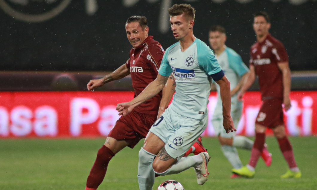 Florin Tănase și Ciprian Deac, duel în meciul CFR Cluj - FCSB / Foto: Sport Pictures