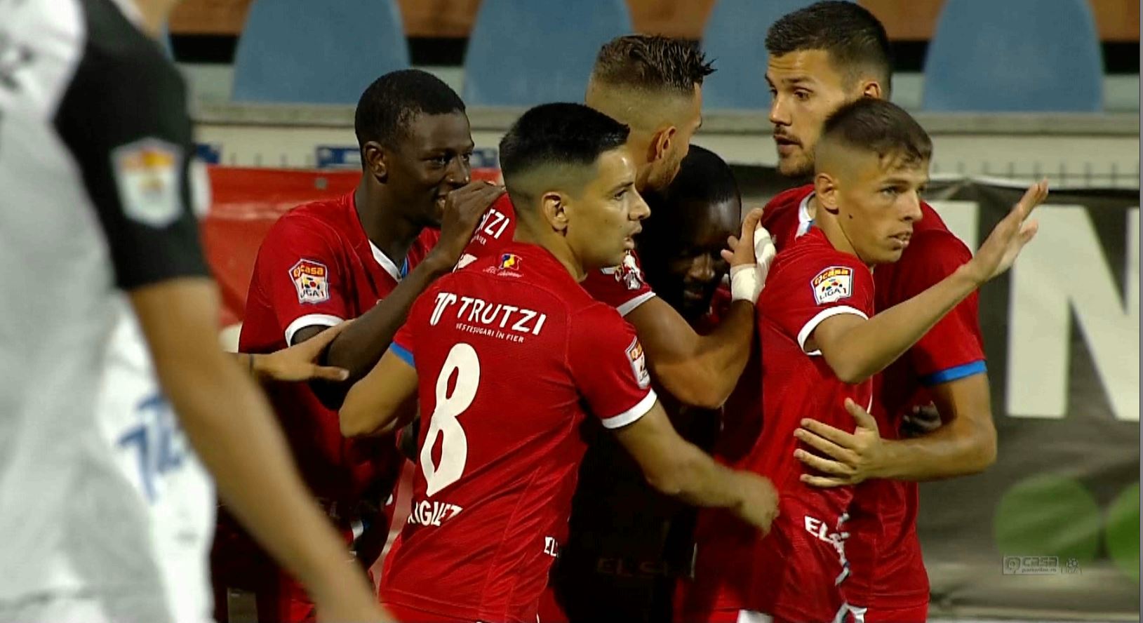 FC Botoșani - Gaz Metan 4-1. Moldovenii au făcut spectacol, după gafele debutantului Popa