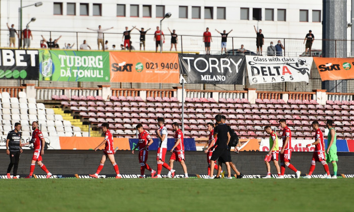 FOTBAL:DINAMO BUCURESTI-FC VIITORUL CONSTANTA, PLAY-OUT LIGA 1 CASA PARIURILOR (5.08.2020)