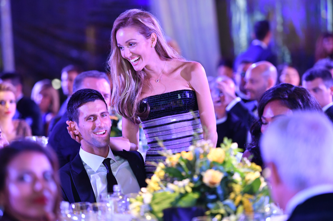 Tennis Meets Fashion At The Milano Gala Dinner Benefitting The Novak Djokovic Foundation Presented By Giorgio Armani