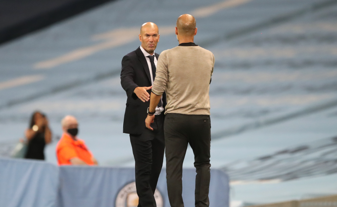 Povestea din spatele unei imagini virale. Ce au vorbit Guardiola și Zidane după meciul direct