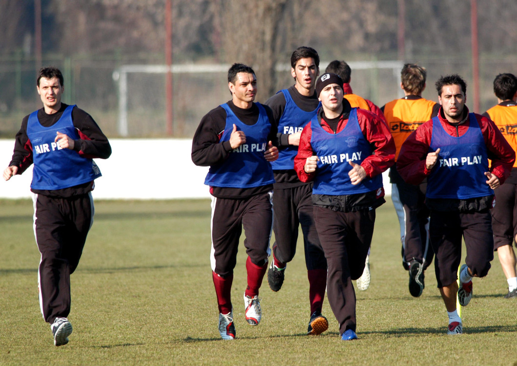 FOTBAL:ANTRENAMENT RAPID BUCURESTI (15.01.2007)
