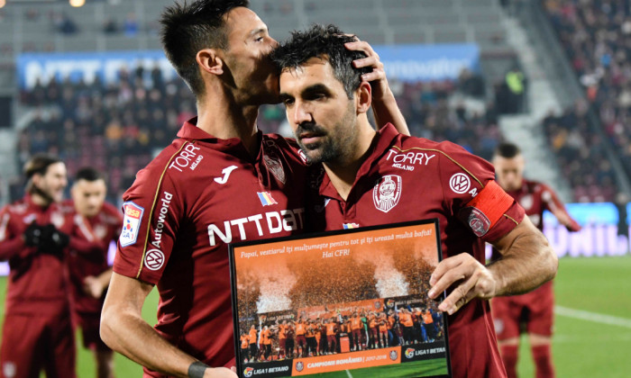 Emmanuel Culio, înaintea meciului cu Astra, ultimul jucat pentru CFR la Cluj / Foto: Sport Pictures