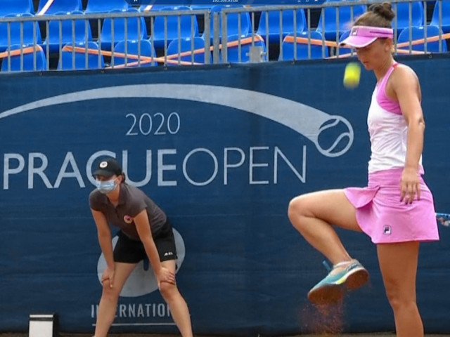 Did You See This One Phase Of The Day With Irina Begu Who Made The Wta Prague Laugh