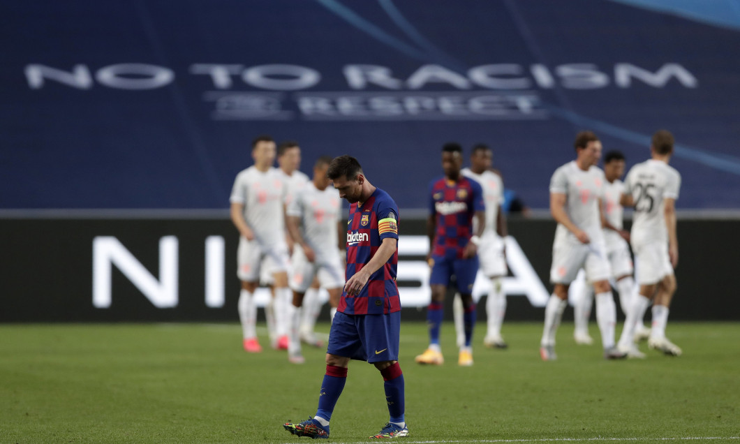Lionel Messi, la finalul meciului cu Bayern / Foto: Getty Images
