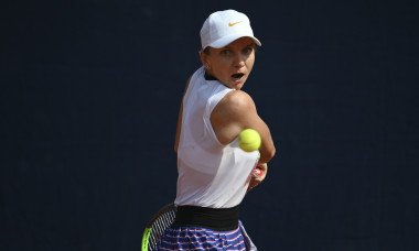 Simona Halep, în timpul turneului de la Praga / Foto: Getty Images