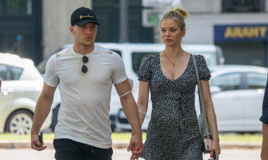EXCLUSIVE: Serbian Real Madrid Player Luka Jovic And His Girlfriend Sofija Milosevic Take A Walk Through Madrid