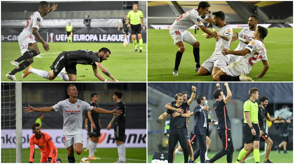 Sevilla - Manchester United 2-1. Andaluzii, primii finaliști din Europa League. Portarul Bono, eroul meciului