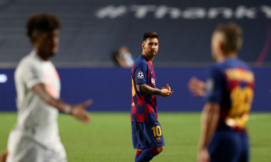 Lionel Messi, la finalul meciului cu Bayern / Foto: Getty Images