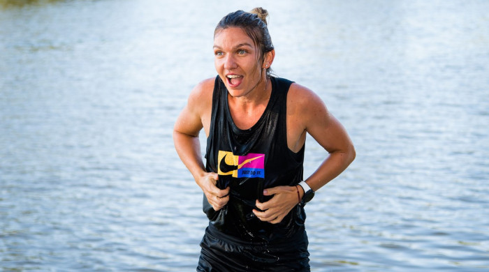 Simona Halep s-a aruncat în Vltava / Foto: Profimedia