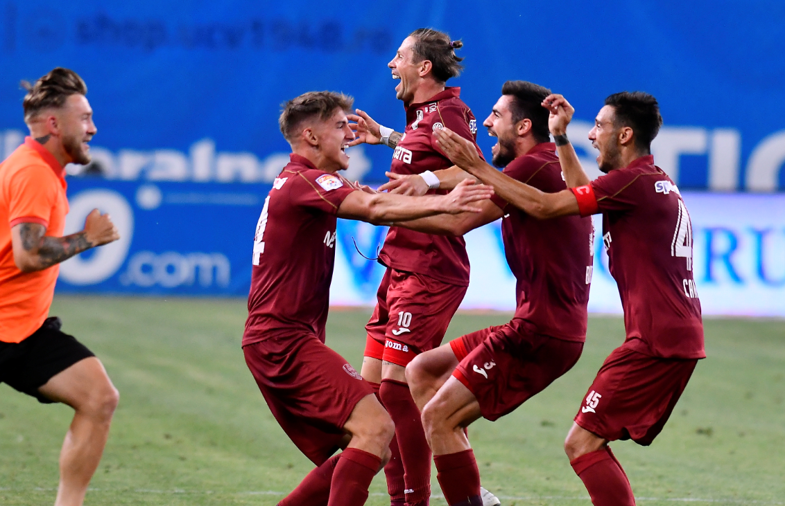 Floriana - CFR Cluj 0-2. Campioana României s-a calificat în turul doi preliminar al Champions League