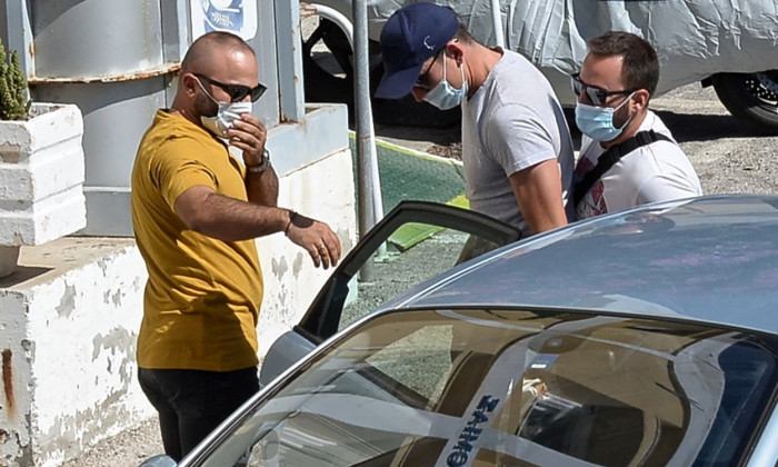 Manchester United's Harry Maguire arrested, Syros Island, Greece - 21 Aug 2020