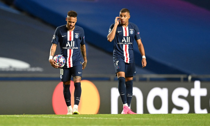 Neymar și Kylian Mbappe, în meciul cu Bayern Munchen / Foto: Getty Images