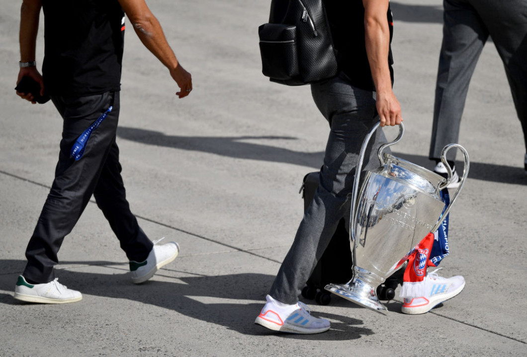 Bavarian Prime Minister Welcomes UEFA Champions League Winner FC Bayern Muenchen
