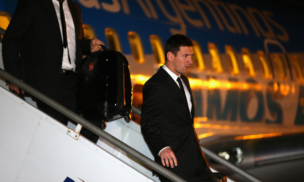 The Argentina Team Arrives in Belo Horizonte - 2014 FIFA World Cup