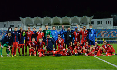 Fotbaliștii de la FC Botoșani, la finalul unui meci cu Gaz Metan Mediaș / Foto: Sport Pictures