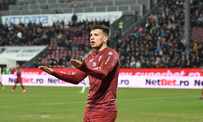 George Țucudean, în perioada în care juca la CFR Cluj / Foto: Sport Pictures