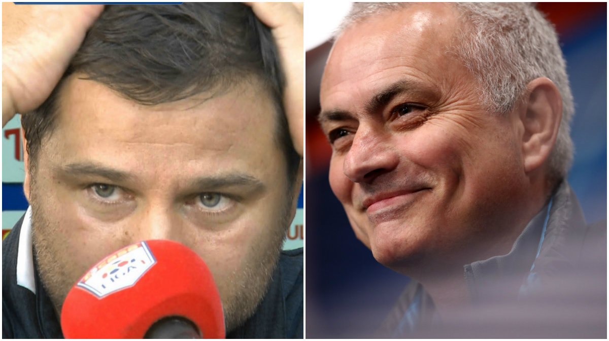 Ajungi în fața lui Mourinho. Ce-i zici? Pe Croitoru l-a pufnit râsul: În ce limbă să-i spun că îl bat?