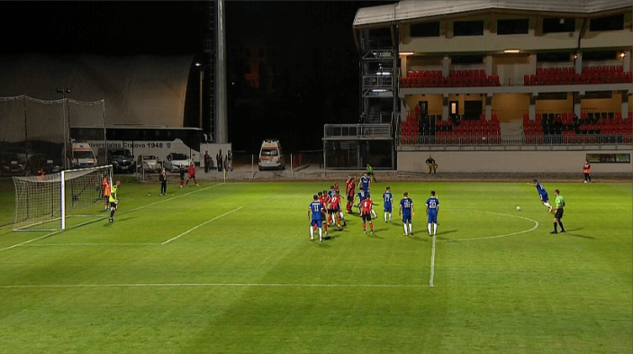 Execuție de Liga 1! Marian Anghelina, gol superb, direct din lovitură liberă, în Csikszereda - FC U Craiova