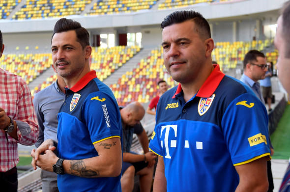 Cosmin Contra și Mirel Rădoi / Foto: Sport Pictures