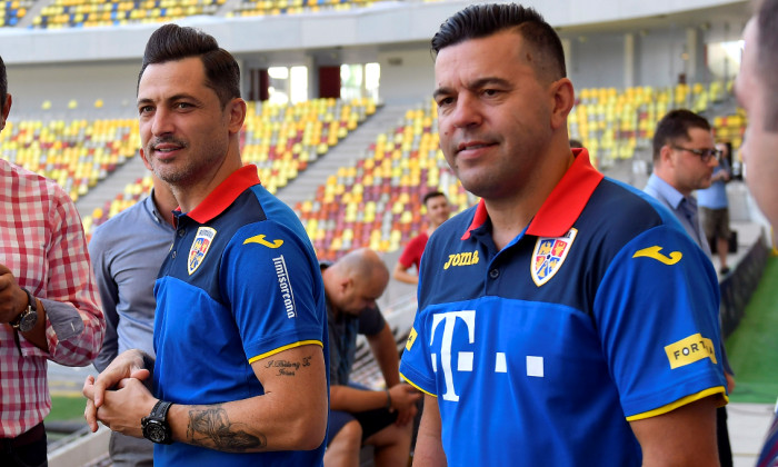 Cosmin Contra și Mirel Rădoi / Foto: Sport Pictures